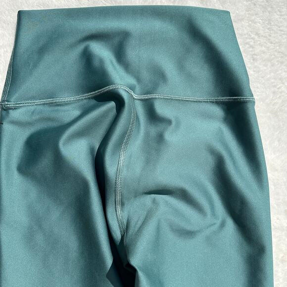 Alo Yoga 7/8 Airlift Leggings Advantage Racerback Bra Set Winter Ivy Green XS BN - Picture 15 of 16